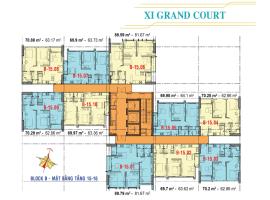 Căn hộ tầng 15,16 Block B dự án Xi Grand Court