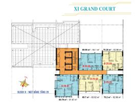 Căn hộ tầng 29 Block B dự án Xi Grand Court