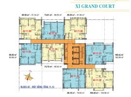Căn hộ tầng 11,12 Block A2 dự án Xi Grand Court