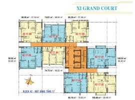 Căn hộ tầng 17 Block A2 dự án Xi Grand Court