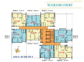 Căn hộ tầng 19 Block A2 dự án Xi Grand Court