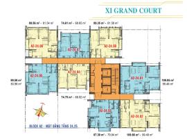 Căn hộ tầng 24,25 Block A2 dự án Xi Grand Court