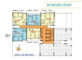 Căn hộ tầng 29 Block A2 dự án Xi Grand Court