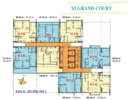 Căn hộ tầng 8 Block A2 dự án Xi Grand Court