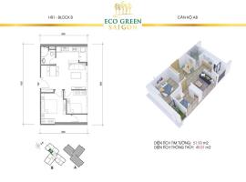 Căn hộ A8 dự án Eco Green